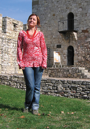 Astronomer Nataša Stanić (M.A.), the Manager of the Planetarium and the author of “Cosmic Towns”